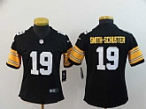 Women Nike Steelers 19 JuJu Smith Schuster Black Alternate Vapor Untouchable Limited Jerseys,baseball caps,new era cap wholesale,wholesale hats